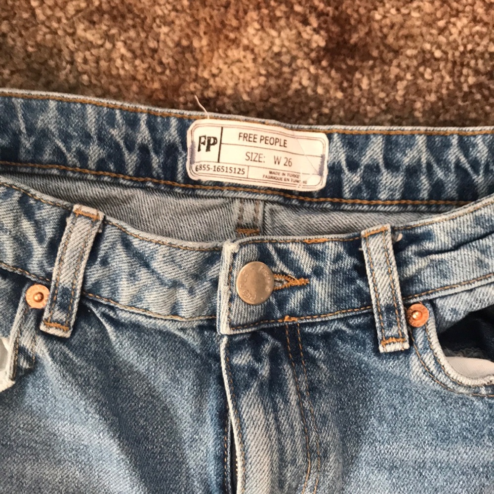 Free People Pearl Cropped Jeans - Picture 3 of 3